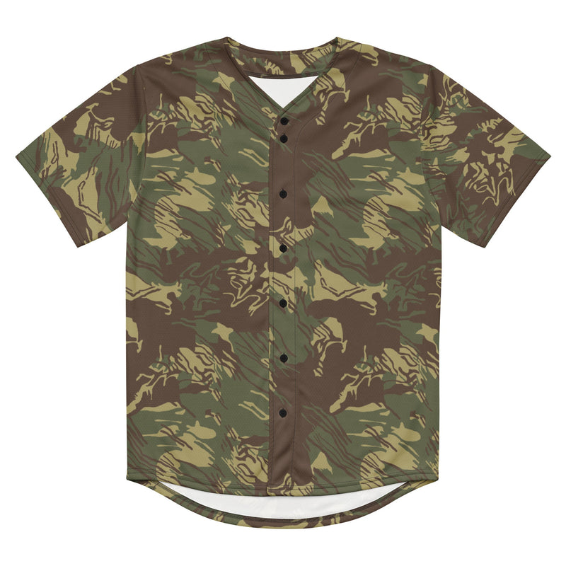 Brushstroke Rhodesian CAMO Unisex Baseball Jersey