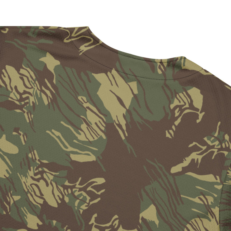 Brushstroke Rhodesian CAMO Unisex Baseball Jersey