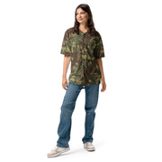 Brushstroke Rhodesian CAMO Unisex Baseball Jersey