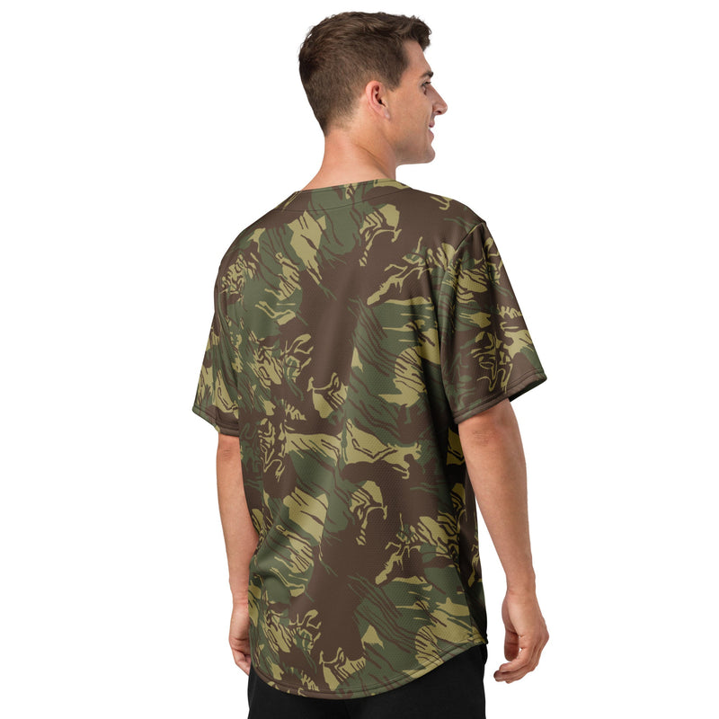 Brushstroke Rhodesian CAMO Unisex Baseball Jersey