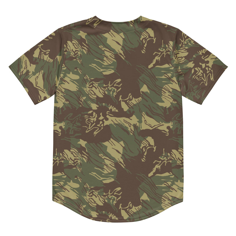 Brushstroke Rhodesian CAMO Unisex Baseball Jersey