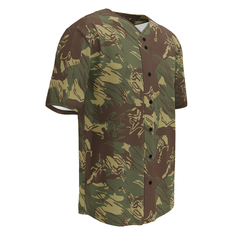 Brushstroke Rhodesian CAMO Unisex Baseball Jersey