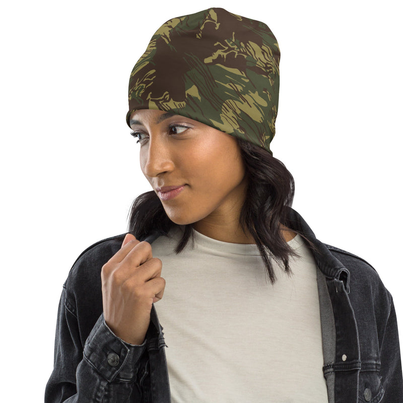Brushstroke Rhodesian CAMO Beanie - Head