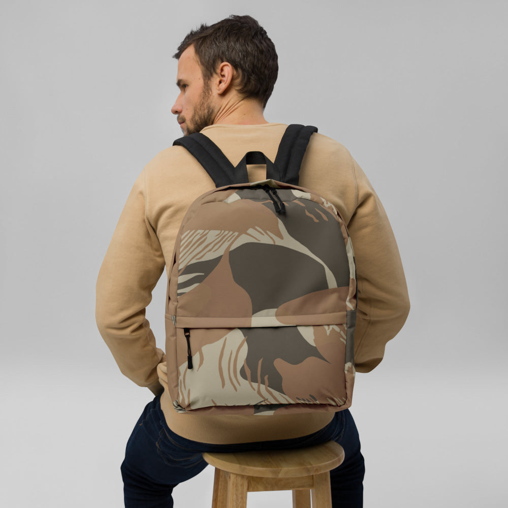 Rhodesian Brushstroke Brown CAMO Backpack