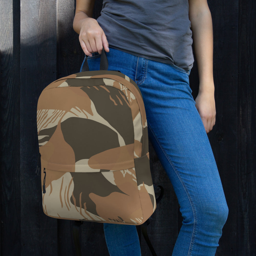 Rhodesian Brushstroke Brown CAMO Backpack