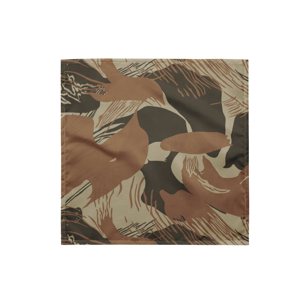 Rhodesian Brushstroke Brown CAMO bandana - S - Bandana