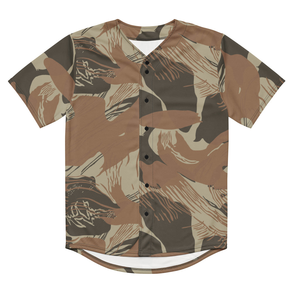 Rhodesian Brushstroke Brown CAMO baseball jersey