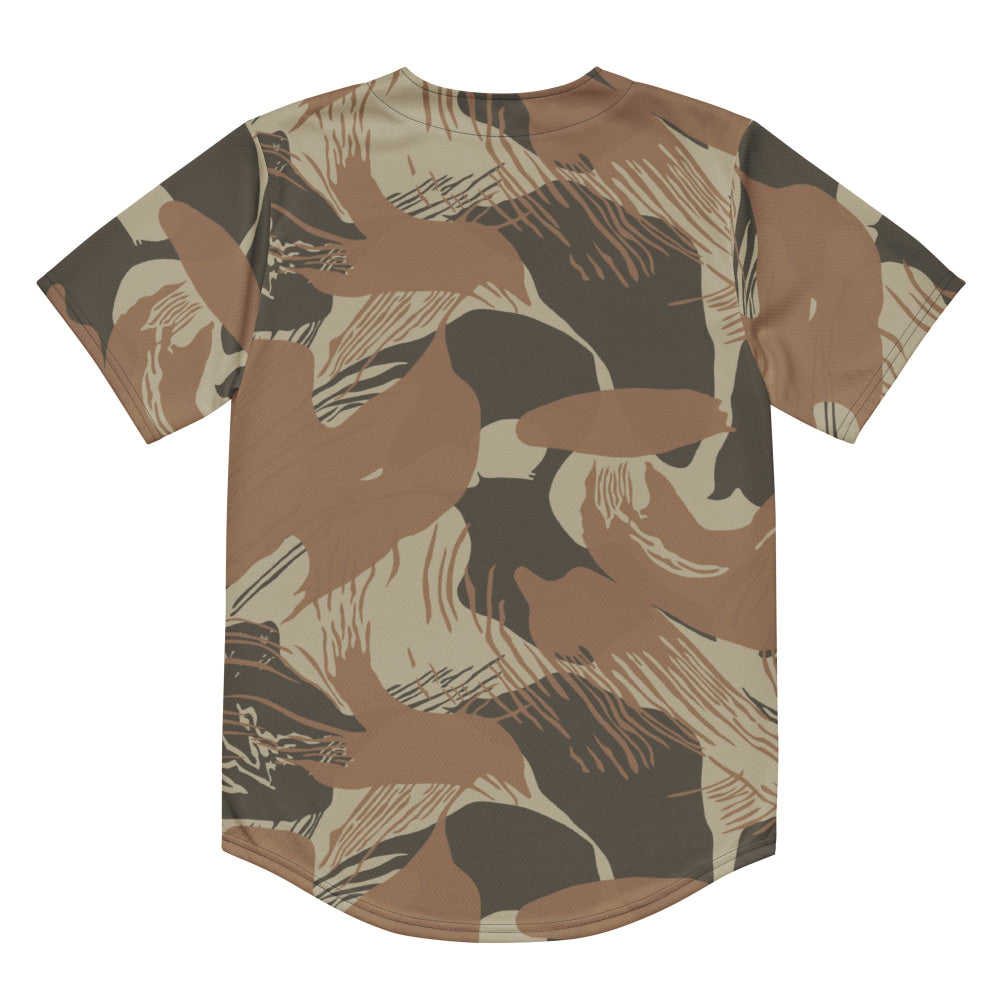 Rhodesian Brushstroke Brown CAMO baseball jersey