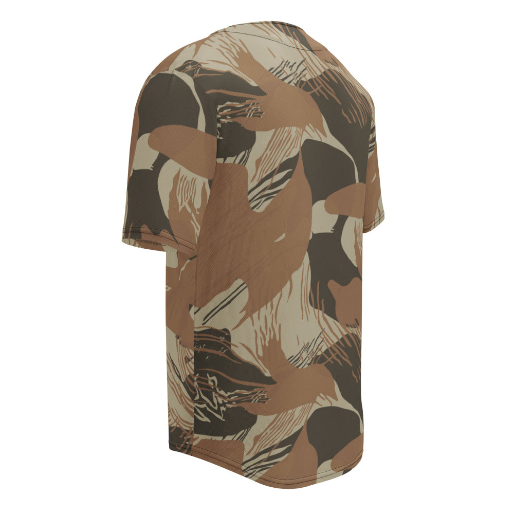 Rhodesian Brushstroke Brown CAMO baseball jersey