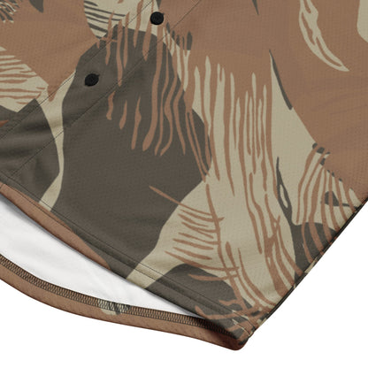 Rhodesian Brushstroke Brown CAMO baseball jersey