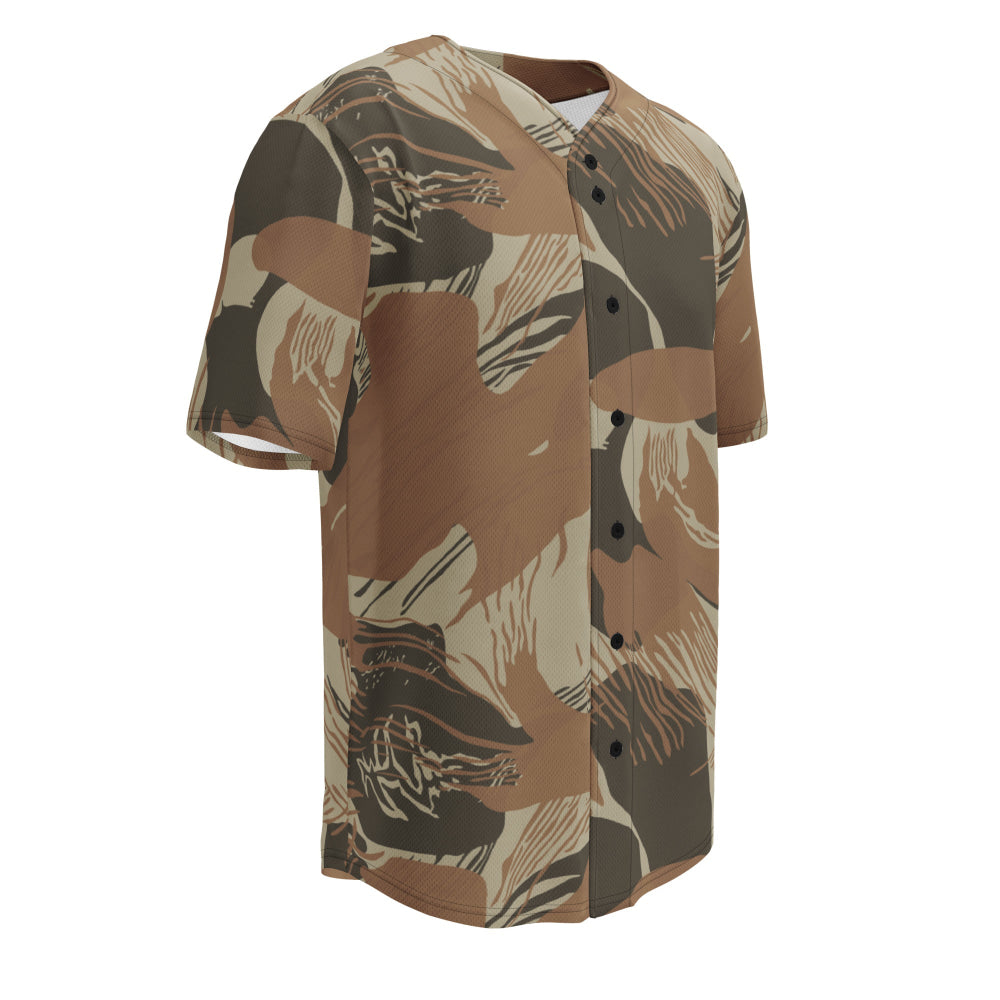 Rhodesian Brushstroke Brown CAMO baseball jersey