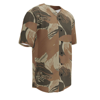 Rhodesian Brushstroke Brown CAMO baseball jersey