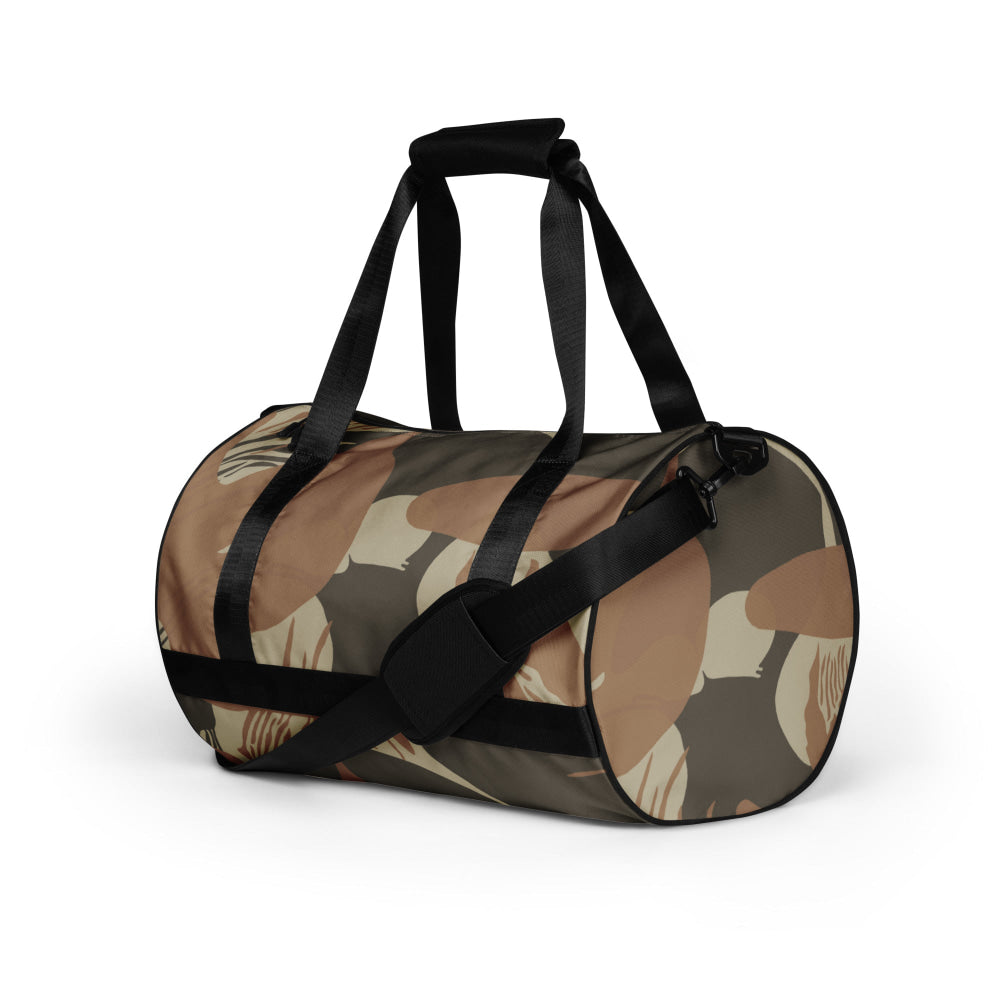 Rhodesian Brushstroke Brown CAMO gym bag - Gym Bag