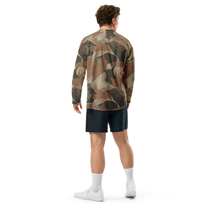 Rhodesian Brushstroke Brown CAMO hockey fan jersey - 2XS - Unisex Hockey Fan Jersey