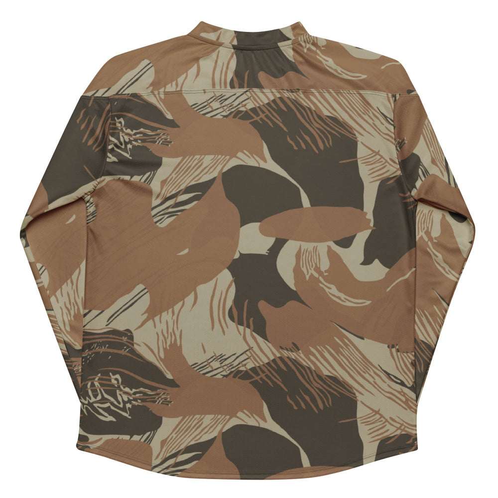 Rhodesian Brushstroke Brown CAMO hockey fan jersey - Unisex Hockey Fan Jersey