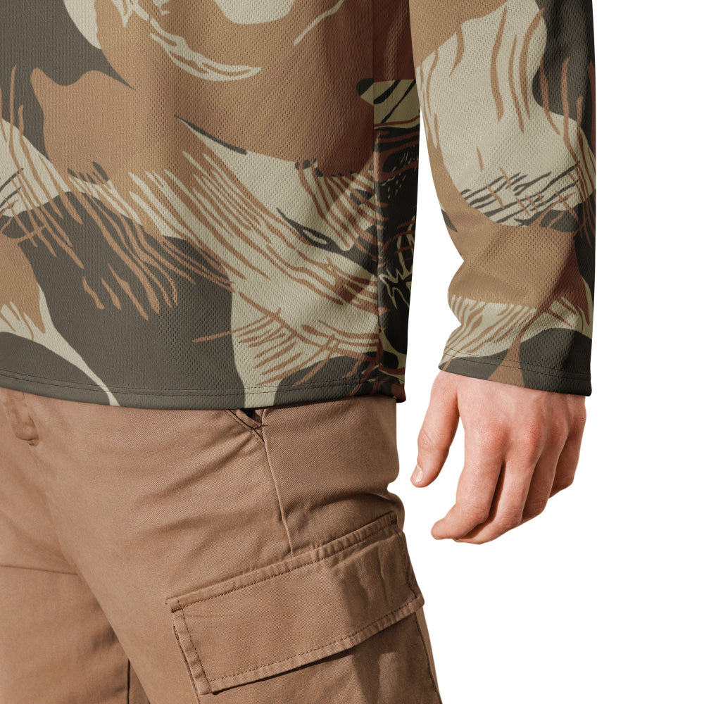 Rhodesian Brushstroke Brown CAMO hockey fan jersey - Unisex Hockey Fan Jersey