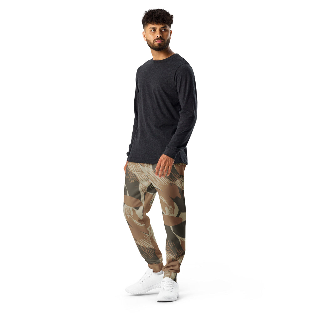 Rhodesian Brushstroke Brown CAMO Men’s Joggers - Mens