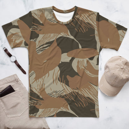 Rhodesian Brushstroke Brown CAMO Men’s t-shirt - Mens T-Shirt