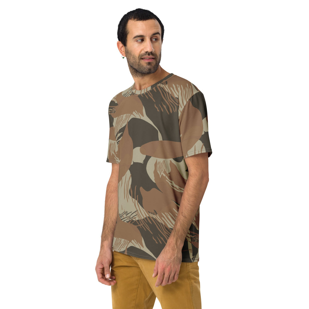 Rhodesian Brushstroke Brown CAMO Men’s t-shirt - Mens T-Shirt