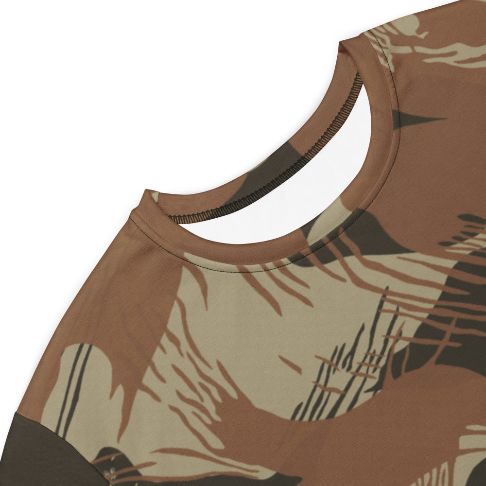 Rhodesian Brushstroke Brown CAMO T-shirt dress - Womens T-Shirt Dress