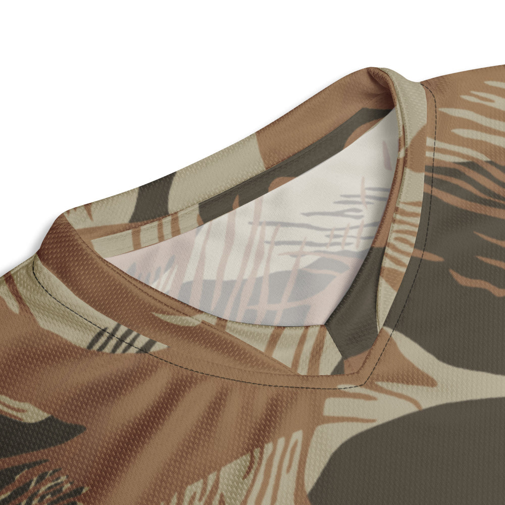 Rhodesian Brushstroke Brown CAMO unisex sports jersey - Unisex Sports Jersey