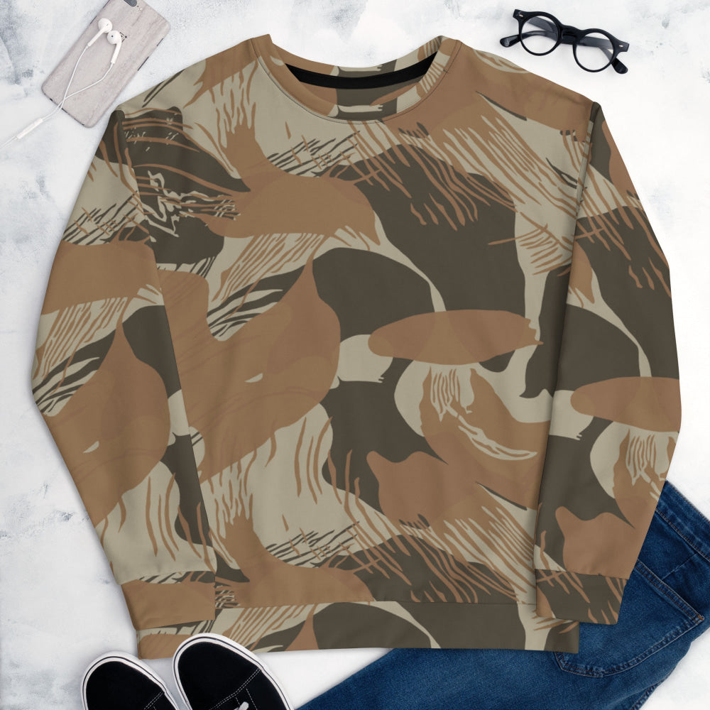 Rhodesian Brushstroke Brown CAMO Unisex Sweatshirt