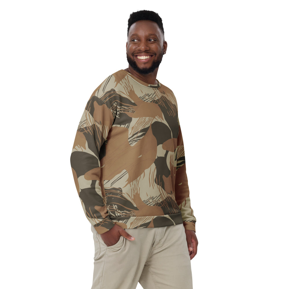 Rhodesian Brushstroke Brown CAMO Unisex Sweatshirt