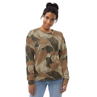 Rhodesian Brushstroke Brown CAMO Unisex Sweatshirt