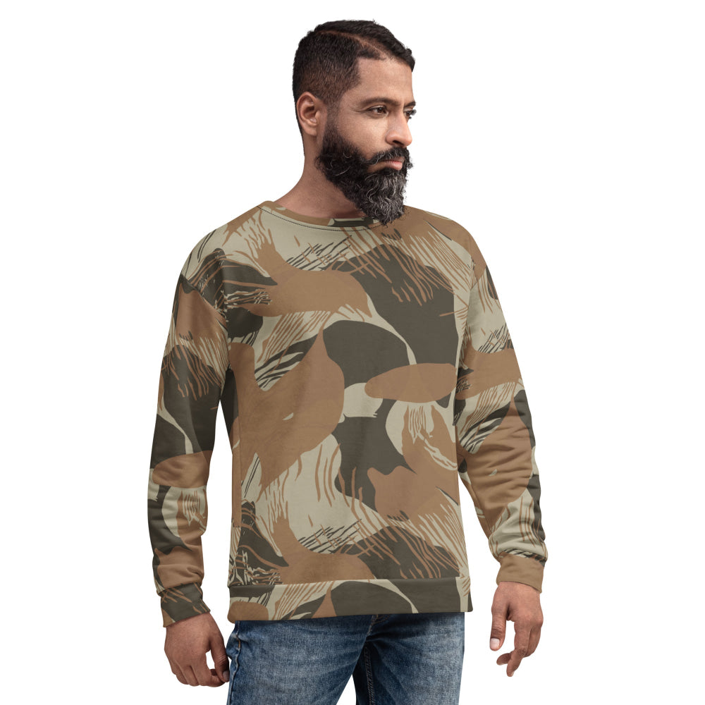 Rhodesian Brushstroke Brown CAMO Unisex Sweatshirt