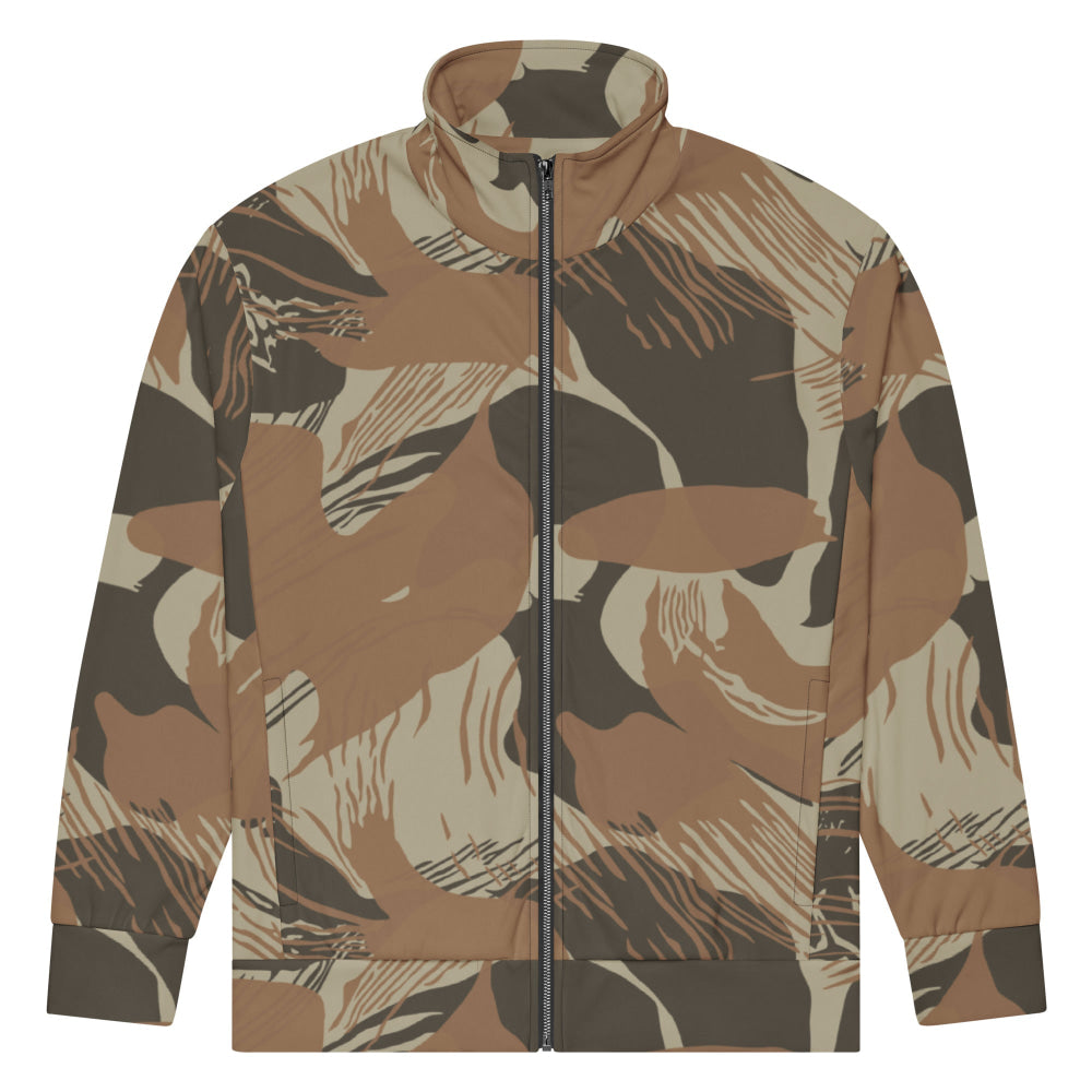 Rhodesian Brushstroke Brown CAMO Unisex track jacket - Track Jacket