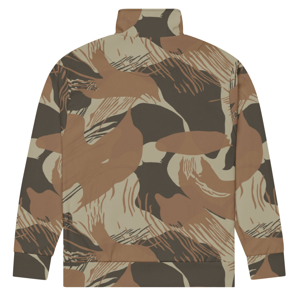 Rhodesian Brushstroke Brown CAMO Unisex track jacket - Track Jacket