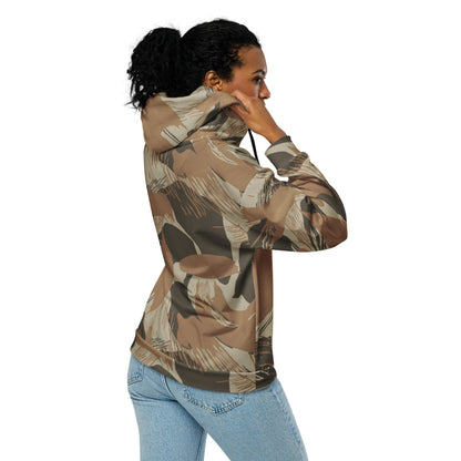 Rhodesian Brushstroke Brown CAMO Unisex zip hoodie - Zip Hoodie