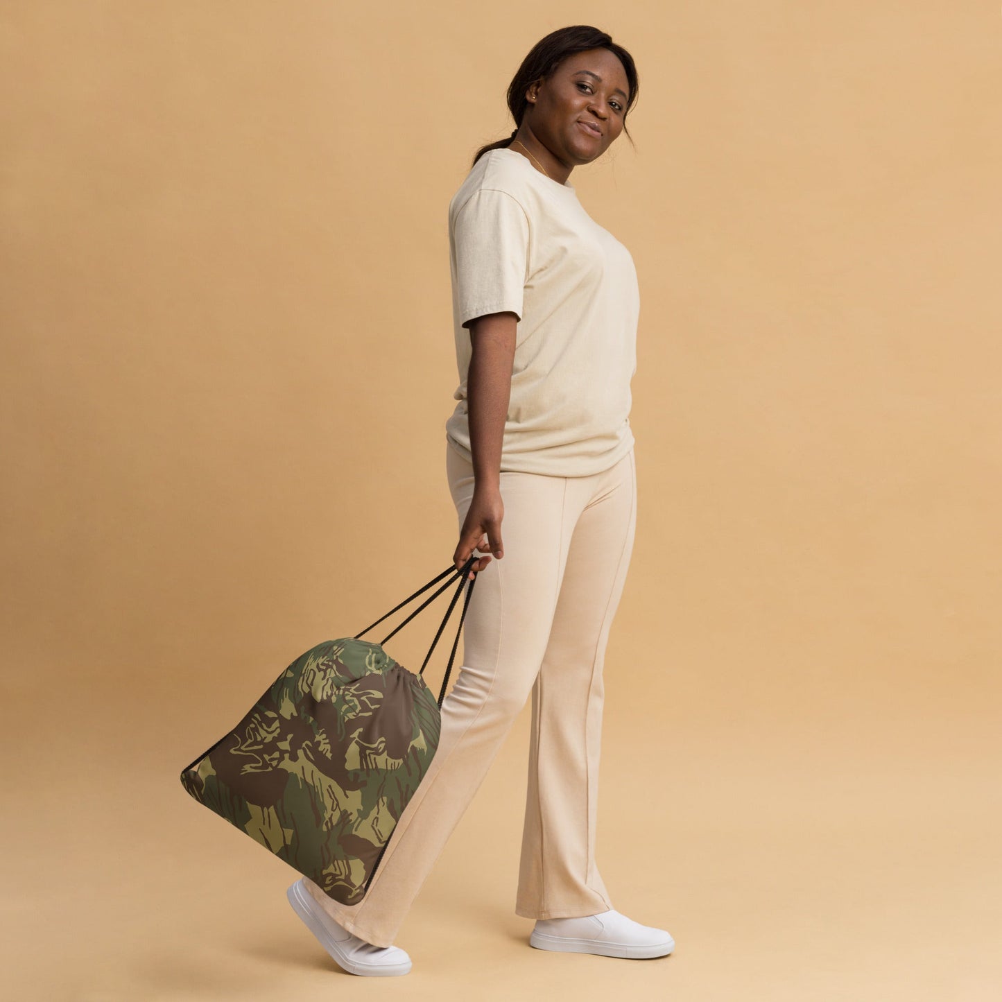 Rhodesian Brushstroke CAMO Drawstring Bag - Bags