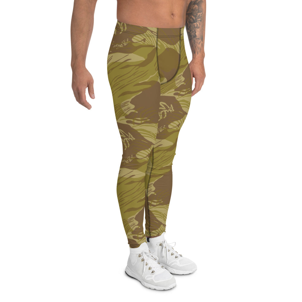 Rhodesian Brushstroke Dry Season CAMO Men’s Leggings - Mens