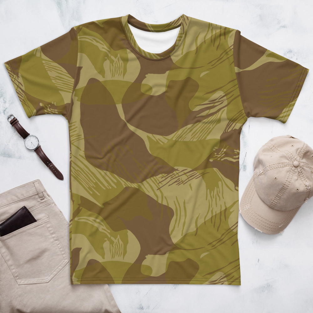 Rhodesian Brushstroke Dry Season CAMO Men’s t-shirt - XS - Mens T-Shirt