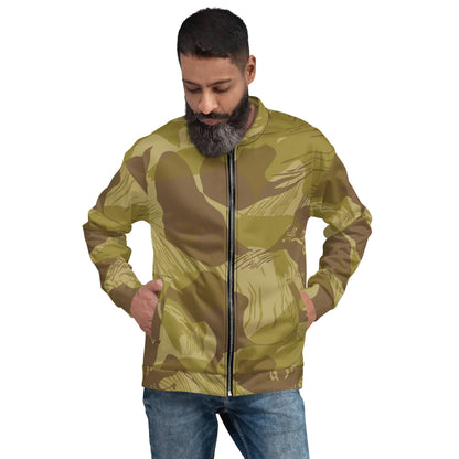 Rhodesian Brushstroke Dry Season CAMO Unisex Bomber Jacket