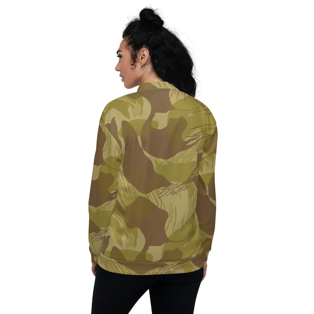 Rhodesian Brushstroke Dry Season CAMO Unisex Bomber Jacket