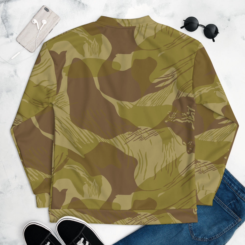 Rhodesian Brushstroke Dry Season CAMO Unisex Bomber Jacket