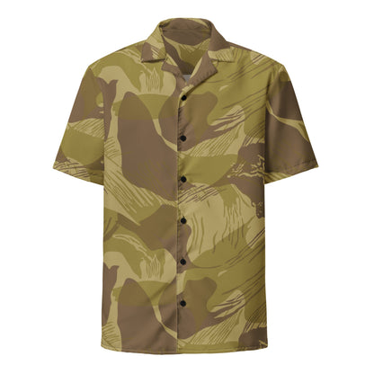 Rhodesian Brushstroke Dry Season CAMO Unisex button shirt - Button Shirt