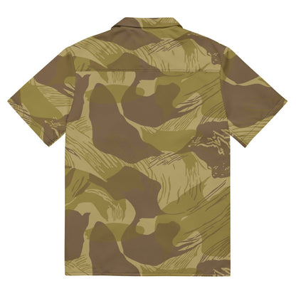 Rhodesian Brushstroke Dry Season CAMO Unisex button shirt - Button Shirt