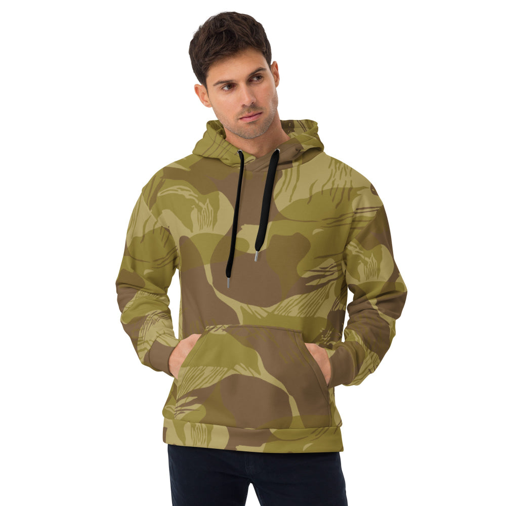 Rhodesian Brushstroke Dry Season CAMO Unisex Hoodie - 2XS