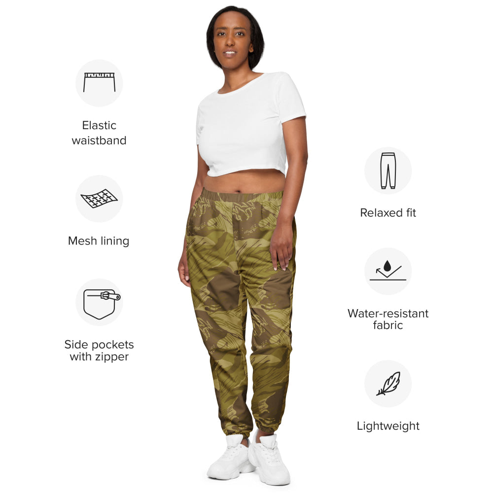 Rhodesian Brushstroke Dry Season CAMO Unisex track pants - Track Pants