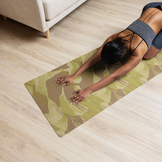 Rhodesian Brushstroke Dry Season CAMO Yoga mat