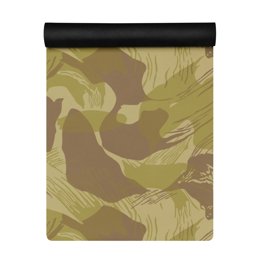 Rhodesian Brushstroke Dry Season CAMO Yoga mat