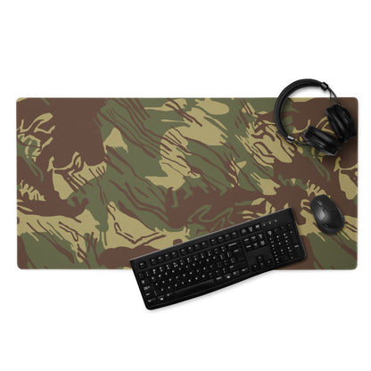 Rhodesian Brushstroke CAMO Gaming mouse pad - 36″×18″ - Mouse Pad