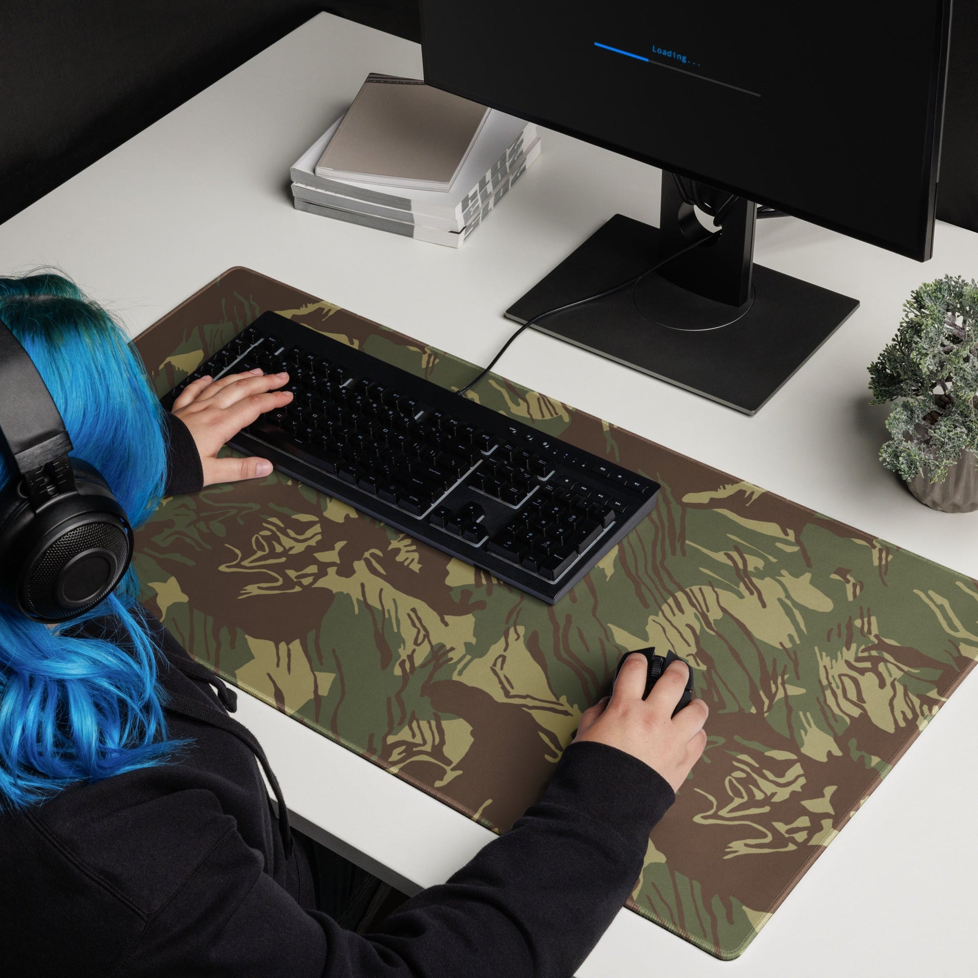 Rhodesian Brushstroke CAMO Gaming mouse pad - Mouse Pads