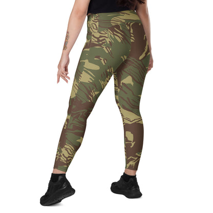 Rhodesian Brushstroke CAMO Leggings with pockets - Womens With Pockets