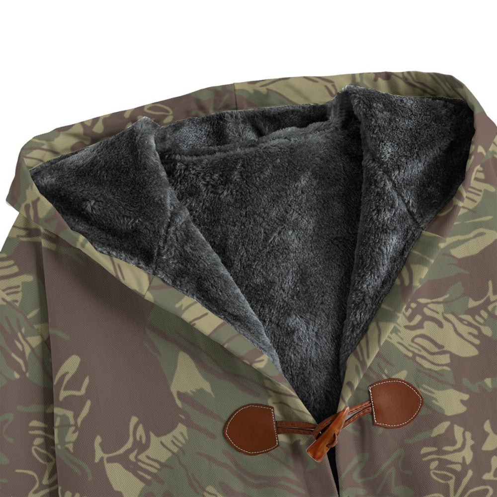 Rhodesian Brushstroke CAMO Men’s Canvas Horn Buckle Fleece Windbreaker - Mens