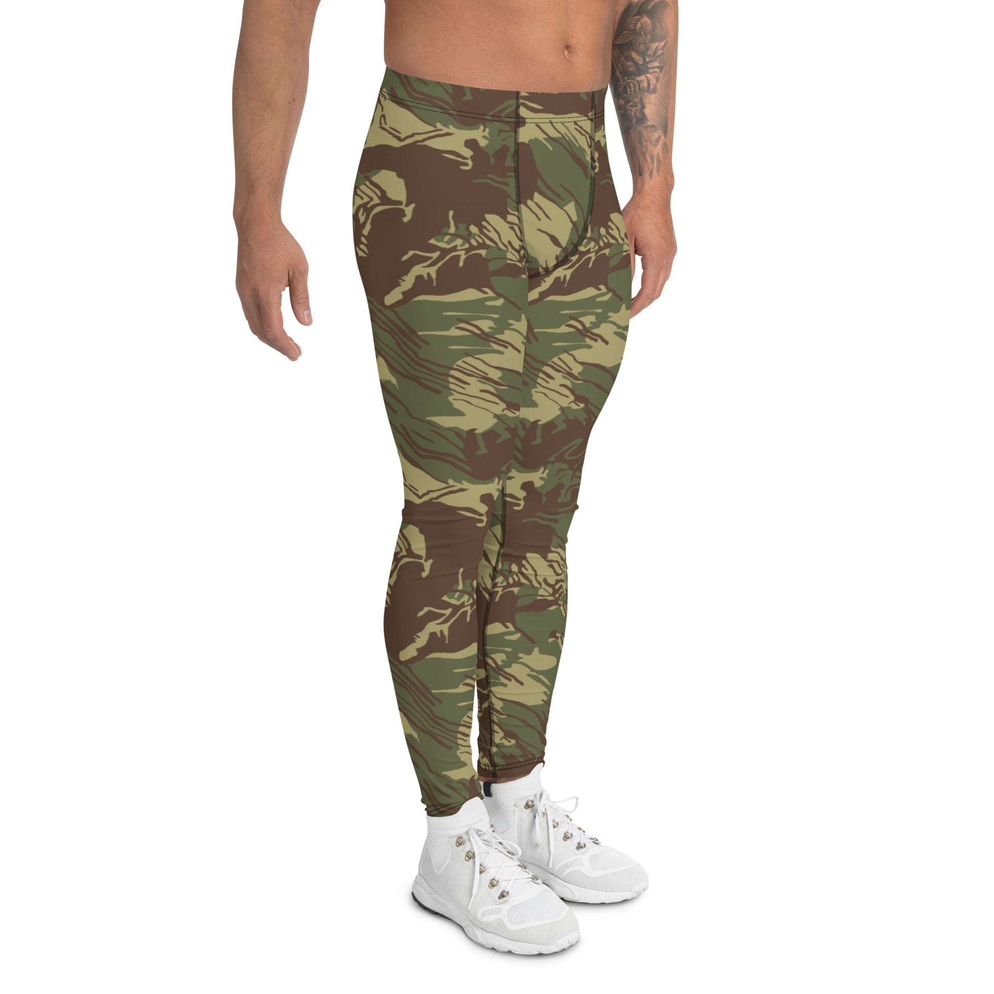 Rhodesian Brushstroke CAMO Mens Leggings