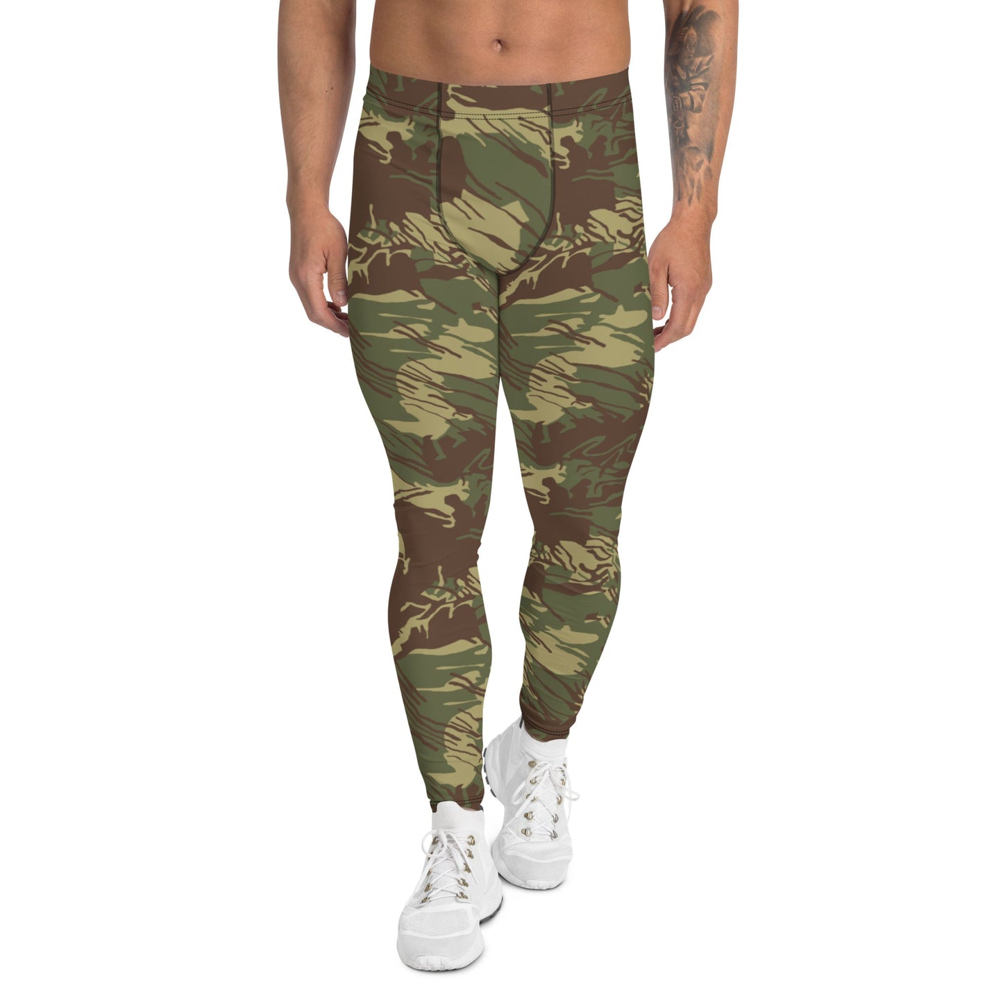 Rhodesian Brushstroke CAMO Mens Leggings XS